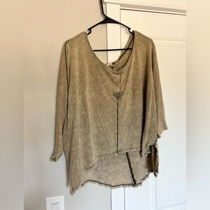 we the free boxy top size M
